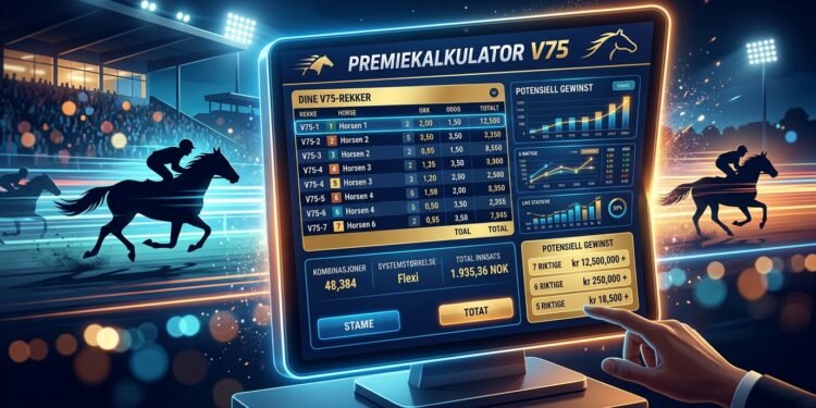 Premiekalkulator V75