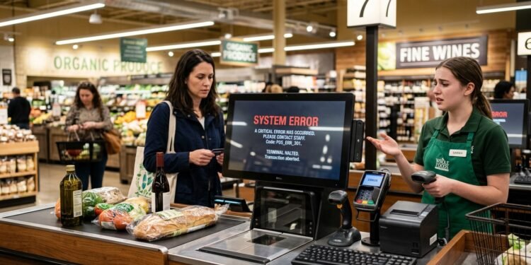 Waitrose Nationwide Till Error