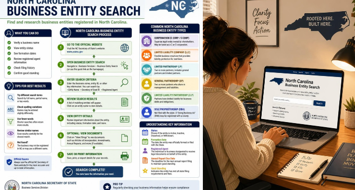 North Carolina Business Entity Search