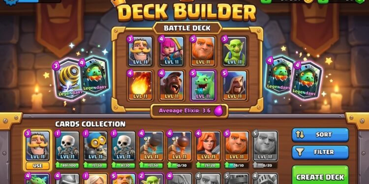 clash royale deck builder