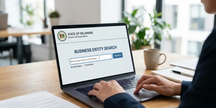 delaware business entity search
